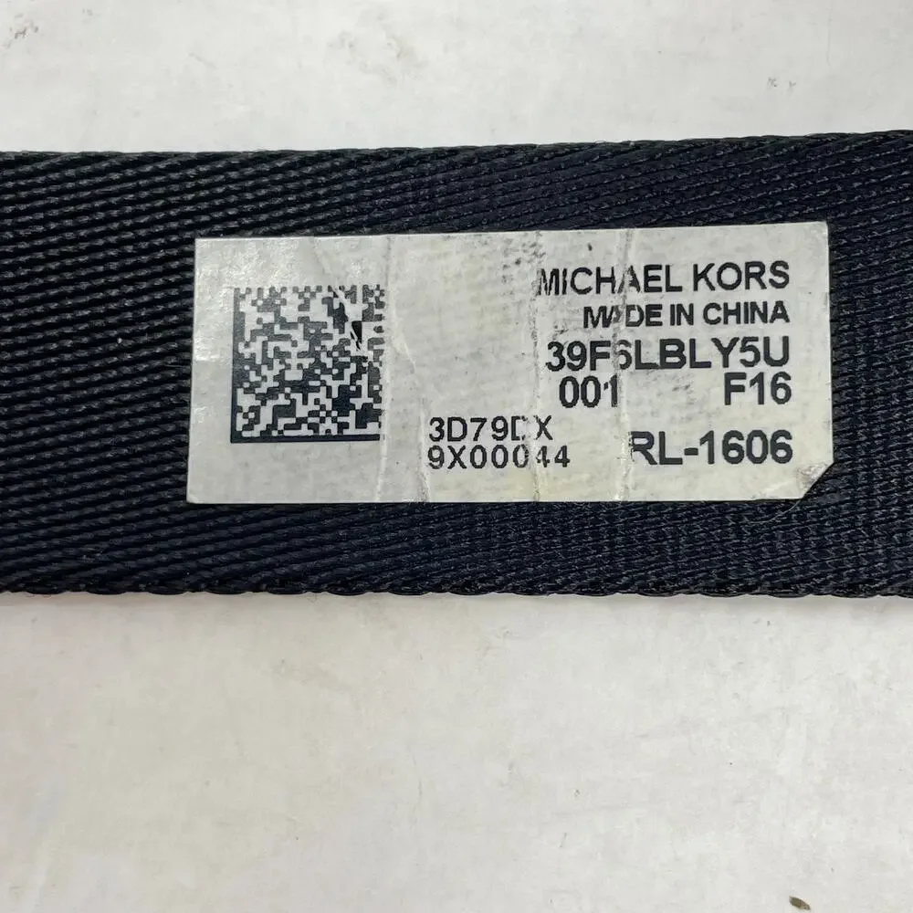 Michael Kors Black & Silver Belt Size Medium